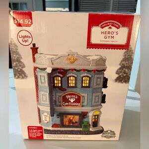 Gym Holiday Village Building with Lights